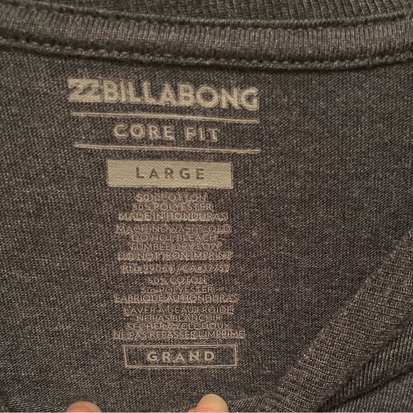 BILLABONG Men’s Short Sleeve Core Fit Shirt. Sz L. - Picture 3 of 3